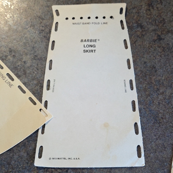 Barbie Vintage Sewing Patterns Vintage. Mattel. 1973. 14 Payterns - Picture 3 of 10